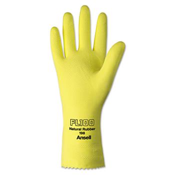 AnsellPro Unsupported Latex Gloves, Size 10, Light Duty