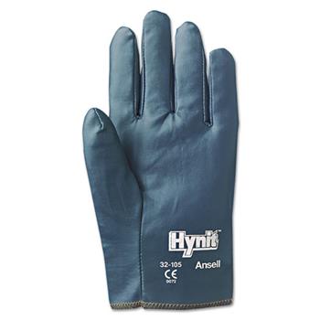 AnsellPro Hynit Nitrile-Impregnated Gloves, Size 10