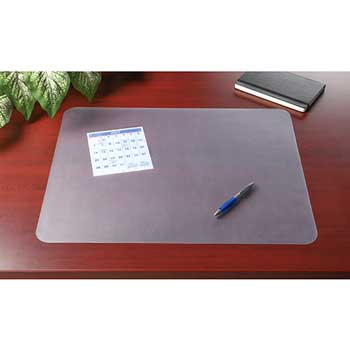 Artistic KrystalView Desk Pad with Antimicrobial Protection, 22 x 17, Matte, Clear
