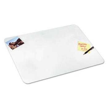 Artistic Clear Desk Pad with Antimicrobial Protection, 19 x 24, Plastic