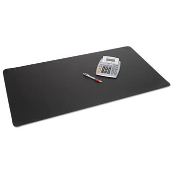 Artistic Rhinolin II Desk Pad with Antimicrobial Protection, 24 x 17, Black