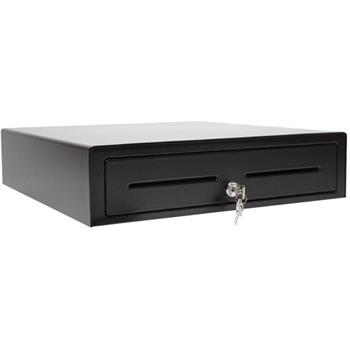 APG Vasario Series VB320-1-BL1616-B10 Standard-Duty Electronic Point of Sale Cash Drawer, Black