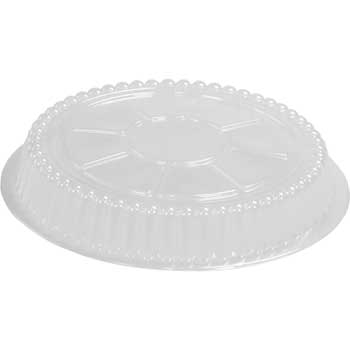 Access Packaging Corp. Plastic Dome Lids for Round Aluminum Containers, 9&quot;, 500/CT