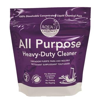 Aqua ChemPacs Heavy Duty All Purpose Cleaner, 100 Count