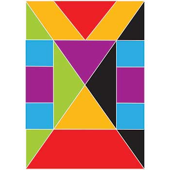 Ashley Math Die-Cut Magnets, Tangrams