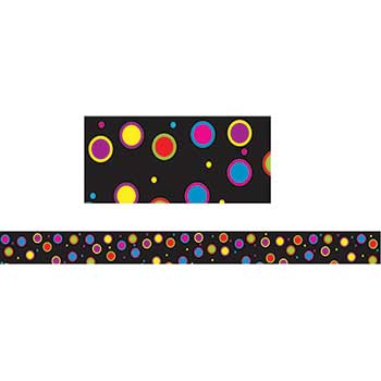 Ashley Magnetic Magi-Strips, Color Dots, 12/PK