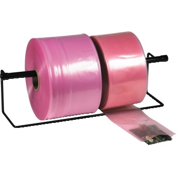 LADDAWN Anti-Static Poly Tubing, 8 in x 750 ft, 4 Mil, Pink