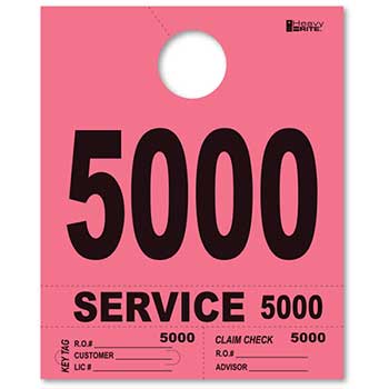 Auto Supplies Heavy Brite™ Dispatch Numbers, 4-Part, Pink, 5000-5999
