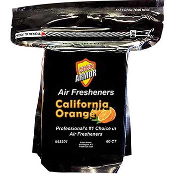 Auto Supplies Air Freshener Pads, Orange, 60/BG