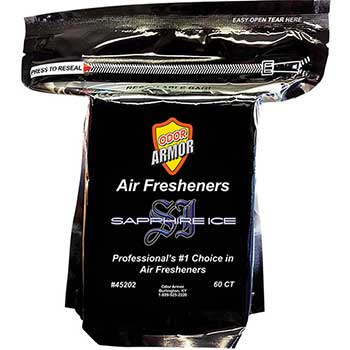 Auto Supplies Air Freshener Pads, Sapphire Ice, 60/BG