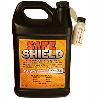 Auto Supplies Safe Shield Sanitizing System, Chlorine Dioxide, 1 Gal
