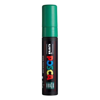Auto Supplies Uni POSCA Water-Based Paint Marker, Rectangular Tip, Green