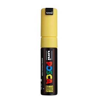 Auto Supplies Uni POSCA Water-Based Paint Marker, Chisel Tip, Yellow