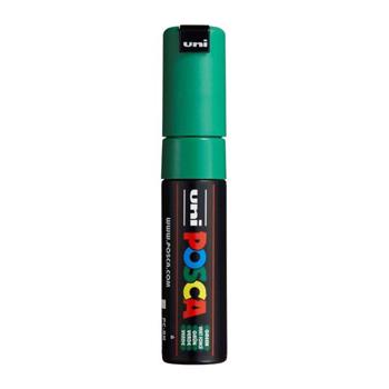 Auto Supplies Uni POSCA Water-Based Paint Marker, Chisel Tip, Green
