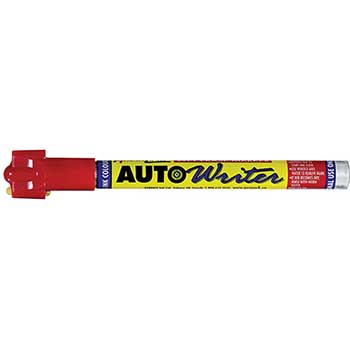 Auto Supplies Auto Writer Marker, Red
