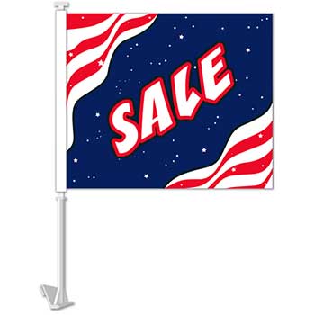 Auto Supplies Standard Clip-On Flag, Sale