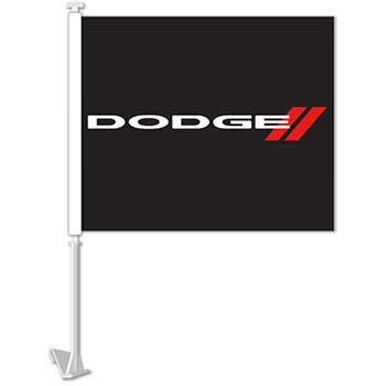 Auto Supplies Manufacturer Clip-On Flag, Dodge