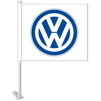 Auto Supplies Manufacturer Clip-On Flag, Volkswagen