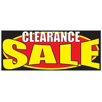 Auto Supplies Windshield Banner, Clearance Sale