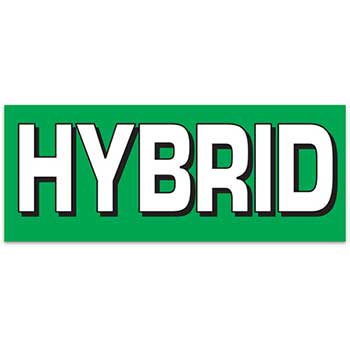 Auto Supplies Windshield Banner, Hybrid