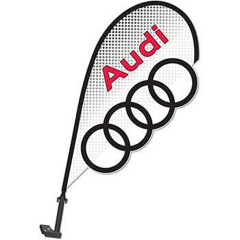 Auto Supplies 3D Clip on Paddle Flag, Audi