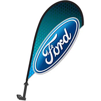 Auto Supplies 3D Clip on Paddle Flag, Ford
