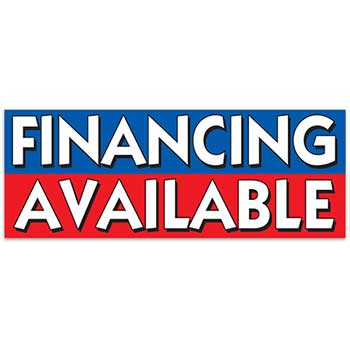 Auto Supplies Banner, 12&#39; x 4 1/2&quot;, Financing Available
