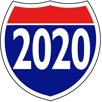 Auto Supplies Interstate Shield Window Sticker, 2020, 12/PK