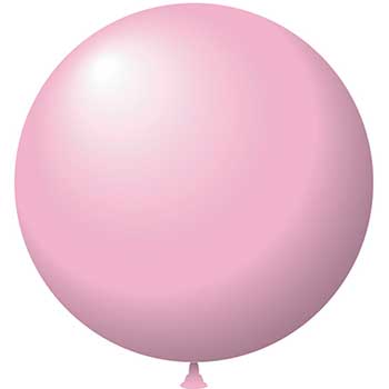 Auto Supplies Latex Balloons, 17&quot;, Pink, 72/BG