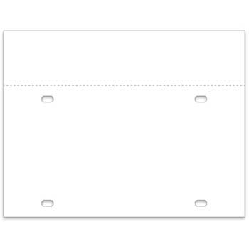 Auto Supplies Temporary Tag, Synthetic Paper, 8 mil., Top/Bottom, 100/BX