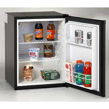 Avanti Refrigerator, 2.2 Cu. Ft., 25.25&quot; H x 18.75&quot; W x 18.75&quot; D, Black