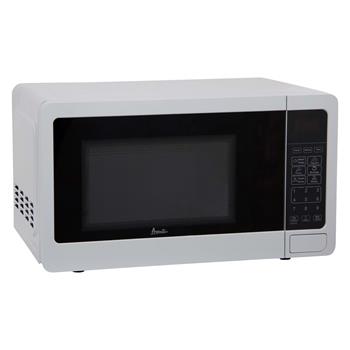 Avanti Microwave Oven, 17-3/4 in W x 13-1/2 in D x 10-1/4 in H, 0.7 Cubic Feet, 700 W, White