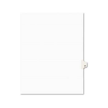 Avery Individual Legal EXHIBIT Dividers Style, Letter Size, Avery-Style, Side Tab Dividers, #67, 25/PK