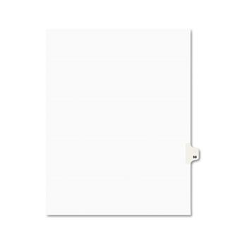 Avery Individual Legal EXHIBIT Dividers Style, Letter Size, Avery-Style, Side Tab Dividers, #68, 25/PK