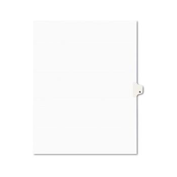 Avery Individual Legal Dividers Style, Letter Size, Avery-Style, Side Tab Dividers, N, 25/PK