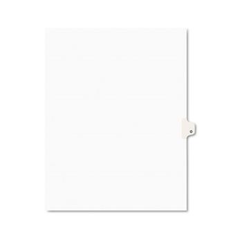 Avery Individual Legal Dividers Style, Letter Size, Avery-Style, Side Tab Dividers, O, 25/PK