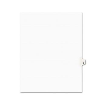 Avery Individual Legal Dividers Style, Letter Size, Avery-Style, Side Tab Dividers, Q, 25/PK