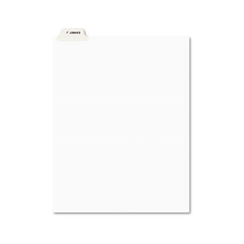 Avery Individual Legal Dividers Style, Letter Size, Avery-Style, Bottom Tab Dividers, EXHIBIT J, 25/PK