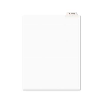 Avery Individual Legal Dividers Style, Letter Size, Avery-Style, Bottom Tab Dividers, EXHIBIT K, 25/PK