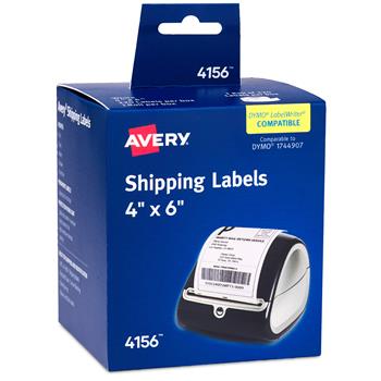Avery Direct Thermal Roll Labels, 4&quot; x 6&quot;, White, 220/Box