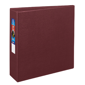 Avery&#174; Heavy-Duty Binder, 3&quot; One-Touch Rings, 670-Sheet Capacity, DuraHinge&#174;, Maroon