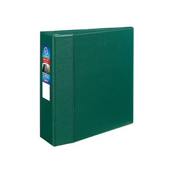 Avery Heavy-Duty Binder, 4&quot; One-Touch Rings, 780-Sheet Capacity, DuraHinge&#174;, Green