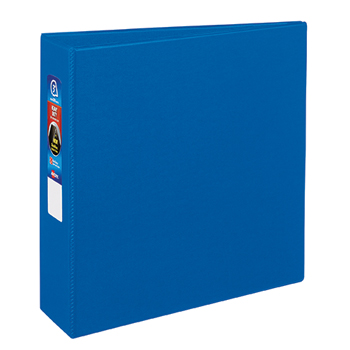 Avery Heavy-Duty Binder, 3&quot; One-Touch Rings, 670-Sheet Capacity, DuraHinge&#174;, Blue