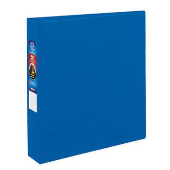 Avery Heavy-Duty Binder, 1 1/2&quot; One-Touch Rings, 400-Sheet Capacity, DuraHinge&#174;, Blue