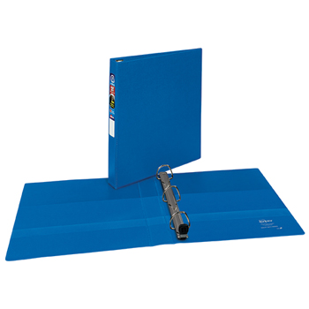 Avery Heavy-Duty Binder,1&quot; One-Touch Rings, 275-Sheet Capacity, DuraHinge&#174;, Blue