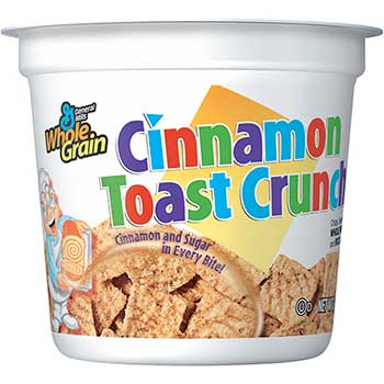General Mills Cinnamon Toast Crunch&#174; Cereal, Single-Serve 2 oz. Cup, 60/CS