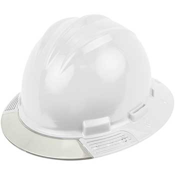 Bullard AboveView Safety Cap, Polyethylene Shell, White