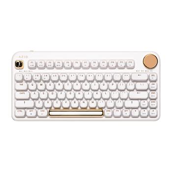 AZIO Izo Bluetooth Mechanical Keyboard, White Blossom