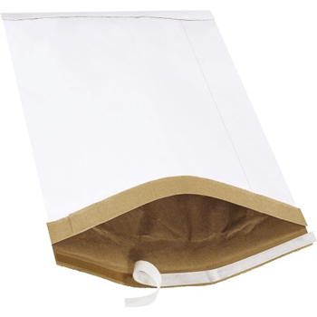 W.B. Mason Co. Self-Seal Padded Mailers, #6, 12-1/2 in x 19 in, White, 25/Case