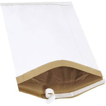 W.B. Mason Co. Self-Seal Padded Mailers, #7, 14-1/4 in x 20 in, White, 50/Case